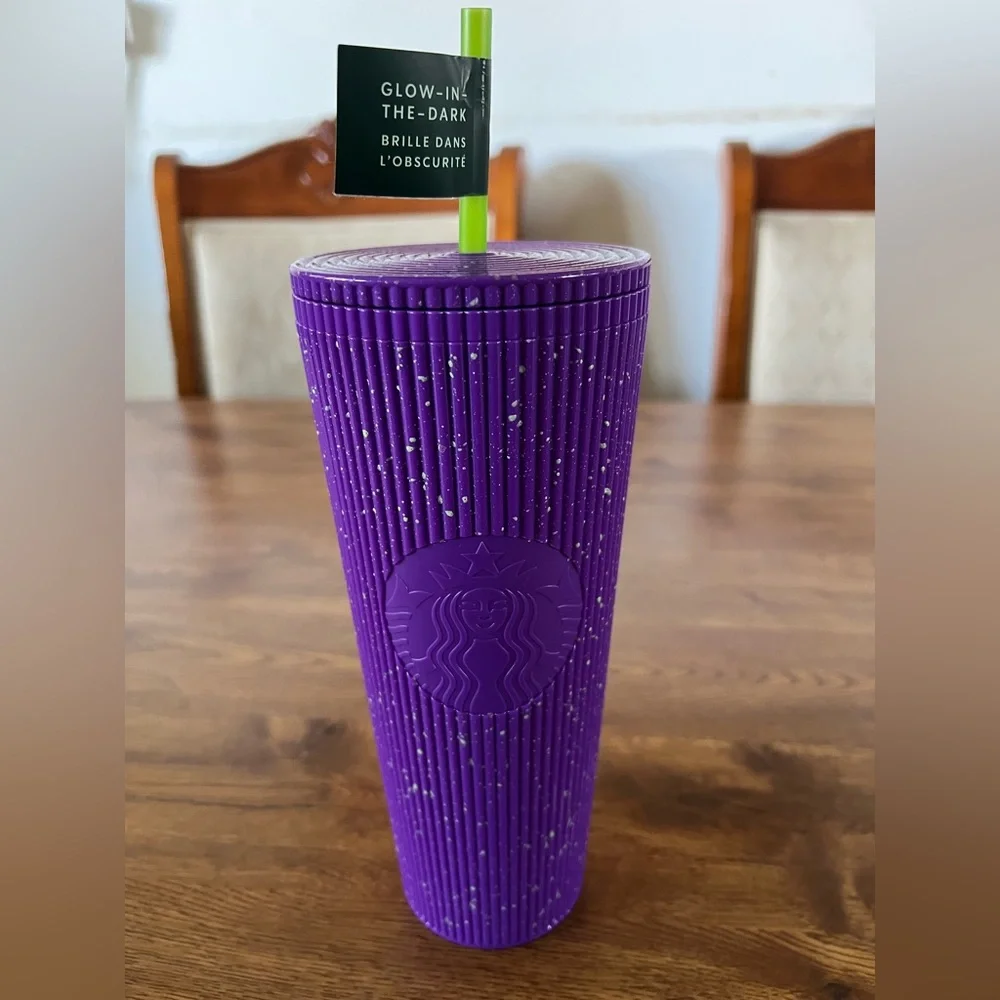Starbucks purple splatter